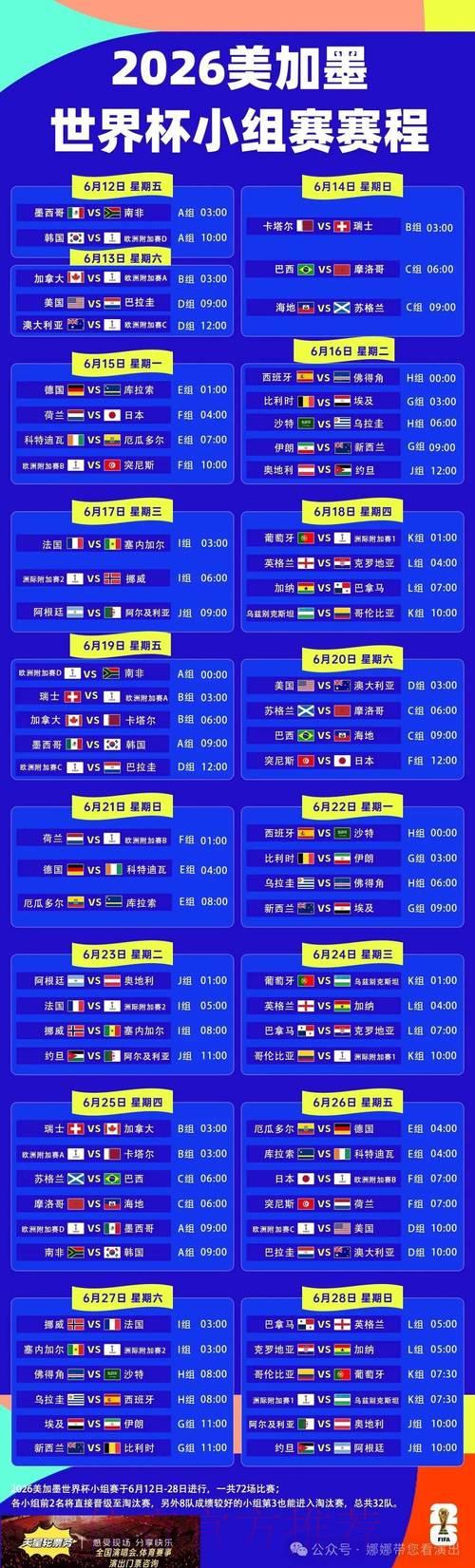 畅游2026年FIFA世界杯官网：赛程安排、参赛球队与高燃时刻全览
